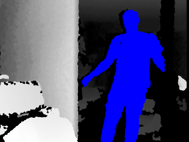 User Image Kinect user image with depth